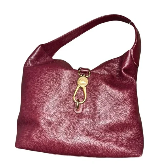 Dooney & Bourke Red Leather Bag and Wallet Set Look closely at pics - Picture 2 of 16